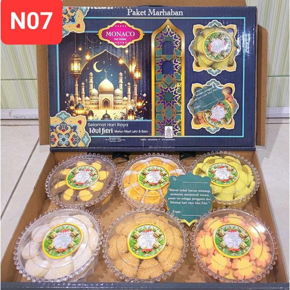 

Yongpack - Paket Kue Kering Lebaran Monaco 6 Toples / Kue Lebaran Hampers Terlaris! Produk Ini Banyak Dicari