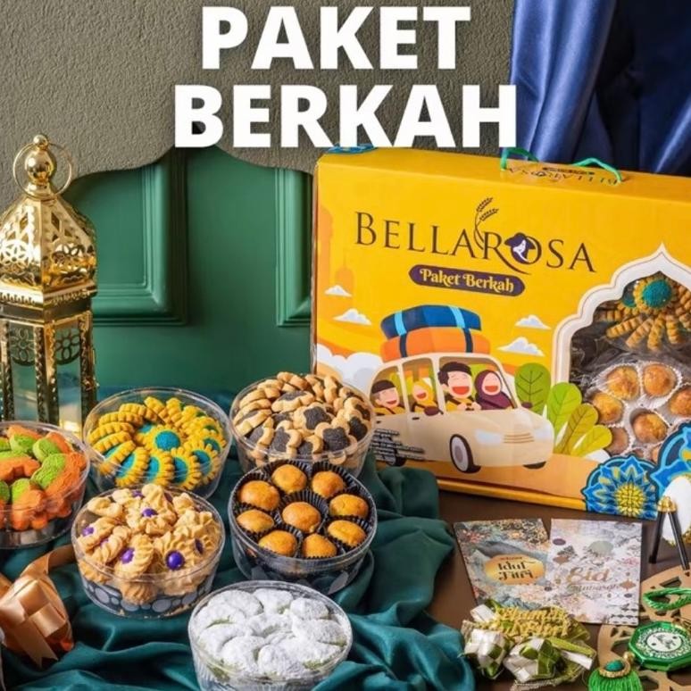 

(Cod) 6 Toples Kue Kering Bellarosa Paket Berkah // Hamper Murah Bellarosa // Hampers 6 Toples Kue Murah Diskon