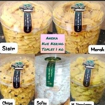 

Aneka Kue Kering Kemasan Toples 1Kg /Cookies Premium Diskon