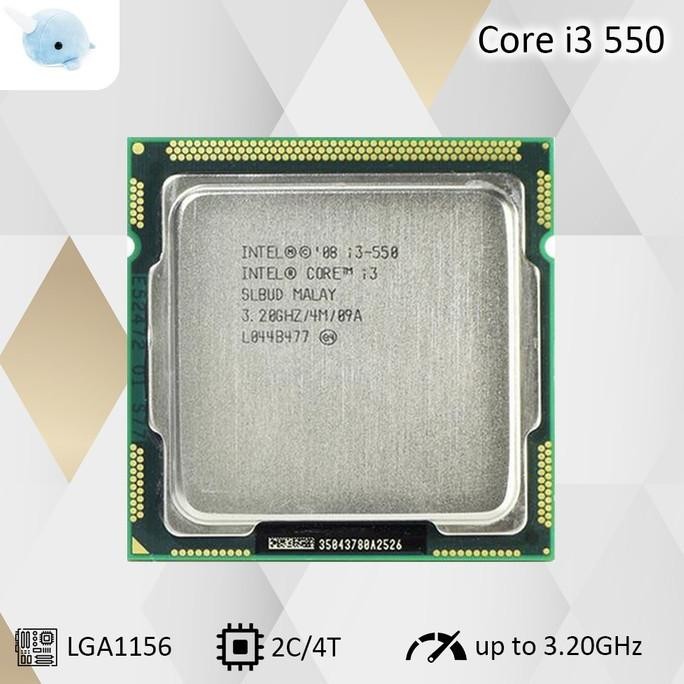 [Goodbest] Intel Core i3 550 Processor 3.20GHz LGA 1156 Processor CPU Second 2C4T