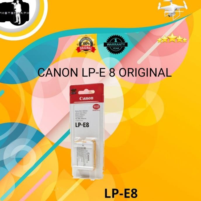 Canon Lp E8 Original Baterai 550D 600D 650D 700D New Stok