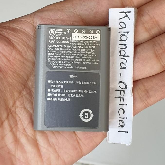 Olympus Battery Bln 1 Original For Kamera Olympus Omd Em5 New Stok