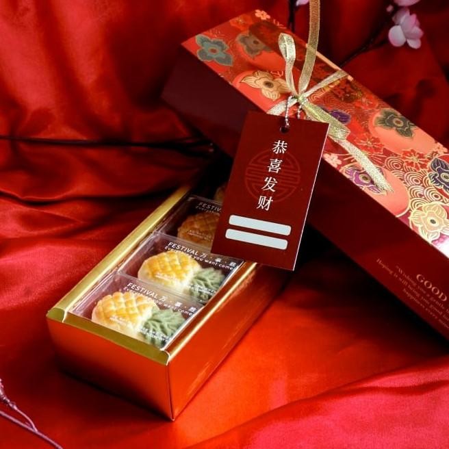 

Best Sales Hampers / Parsel / Nastar Taiwan / Nastar Jumbo Cny Imlek Isi 10Pcs Berkualitas
