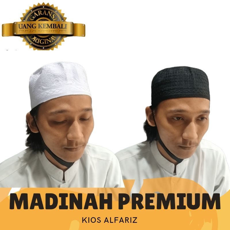 Peci madinah haji bordir , Kopiah bordir madinah, Songkok, Peci Habib.  Peci anak dan dewasa