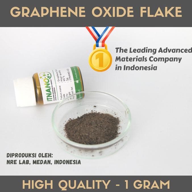 Graphene Oxide/ Grafena Oksida/ Serbuk Go (High Quality) - 1 Gram New Stok