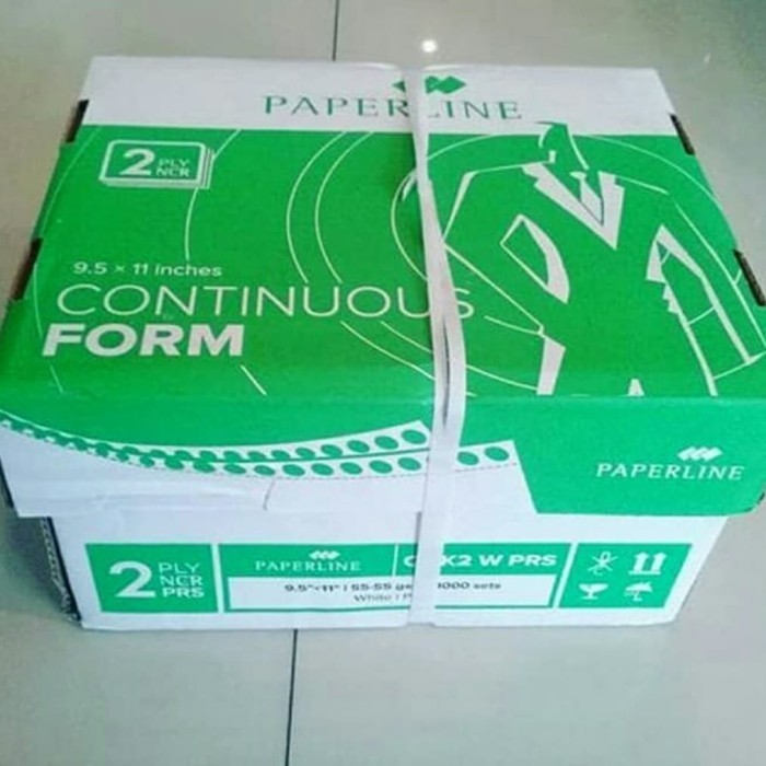 

[grab/gojek] continus Form 9 1/2 x 11 inch 2ply PRS bagi 2 Paperline