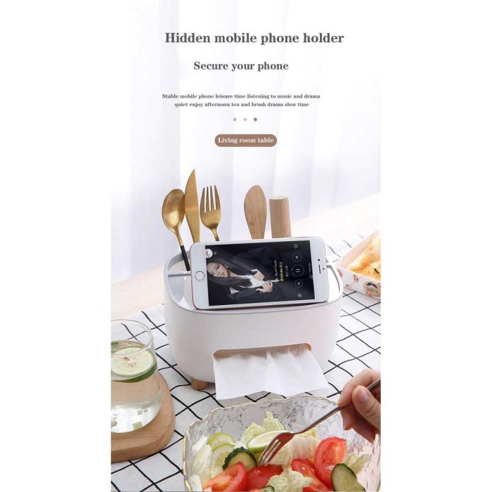 NEW ARRIVAL TEMPAT TISU MEJA KOTAK TISSUE BOX RAK PENYIMPANAN BOX OFFICE DESKTOP SXK33