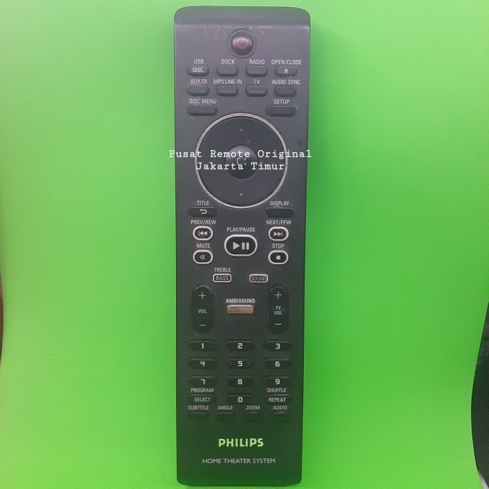 TERBARU REMOTE REMOT DVD HOME THEATER PHILIPS ORIGINAL ASLI HITAM