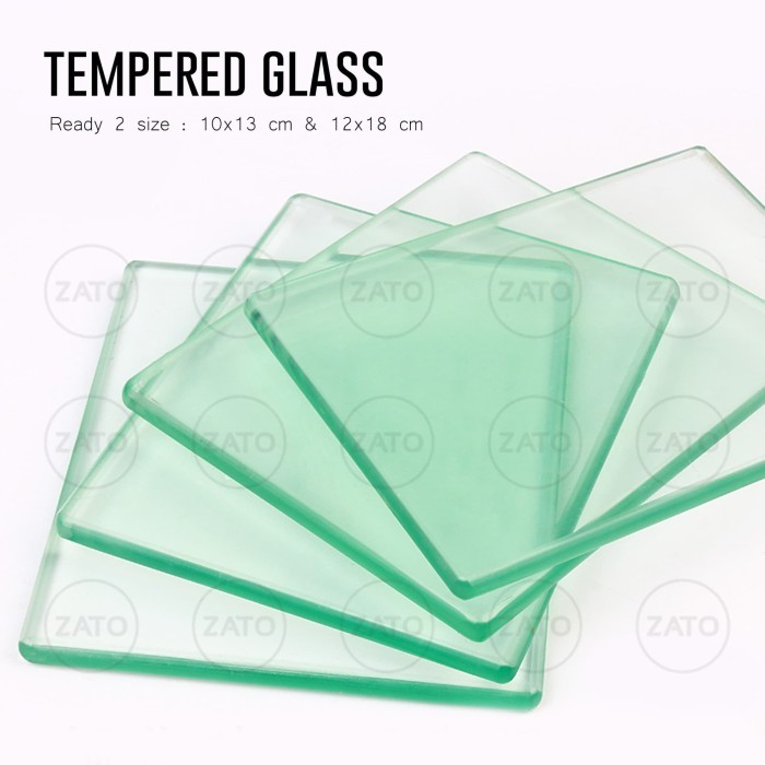 

Tempered Glass 10 x 13 cm for Polishing & Cutting Mat - leather tools