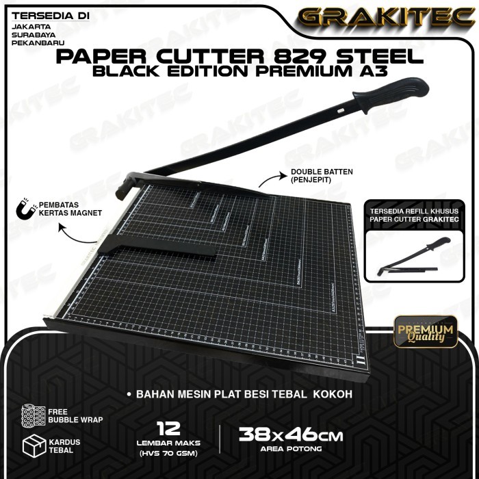 

Paper Cutter A3 Alat Potong Kertas Grakitec