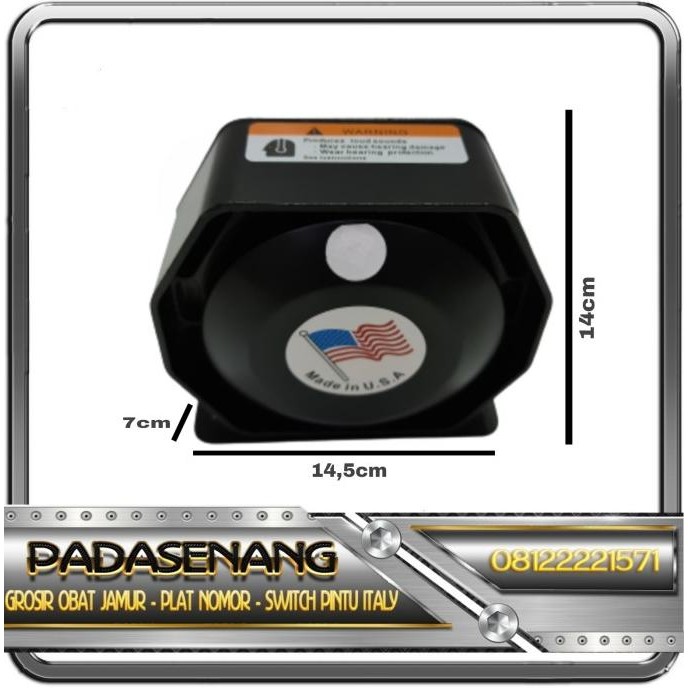 Toa Speaker Sirine Patwal/Toa Sirine/Toa FEDERAL SLIM/Toa Patwal+++... Terlaris