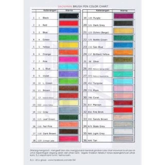 

1 SET ISI 6 12 24 36 SNOWMAN BRUSHPEN BRUSH PEN KUAS KALIGRAFI WARNA