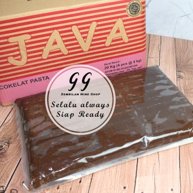 

JAVA SELAI COKELAT PASTA 5 KG CHOCOLATE FILLING ISIAN ROTI COKLAT