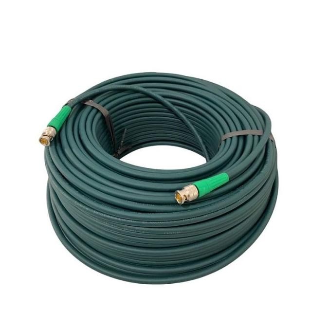 100 Mtr Nrn Pro Kabel Video Sdi Rg59 + Bnc New Stok