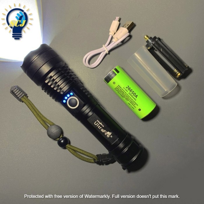 Senter Led Xhp 50 Ultrafire Cree Compact Sinar Kuning