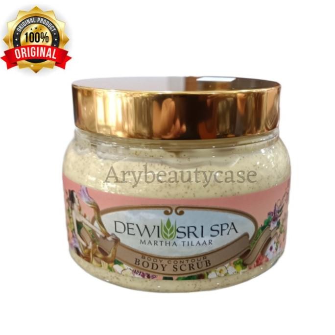 DEWI SRI SPA MARTHA TILAAR BODY CONTOUR BODY SCRUB 380GR LULUR BADAN