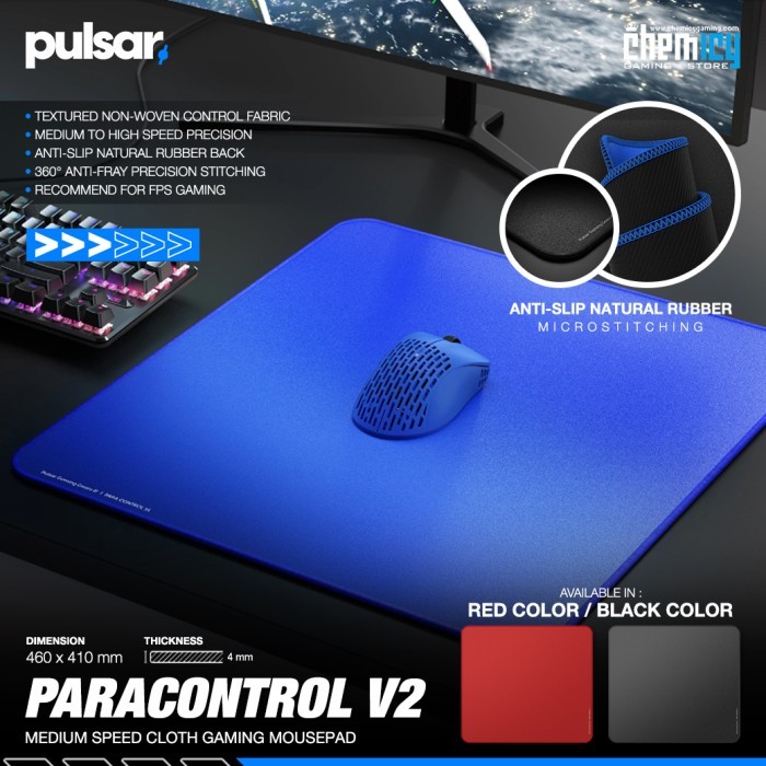 TERBARU - Pulsar ParaControl V2 XL Cloth Gaming Mousepad