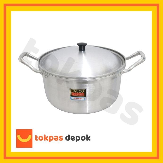 PANCI ALUMINIUM SERBAGUNA TANPA SARINGAN 20, 22, 24 CM HALCO A 102 S