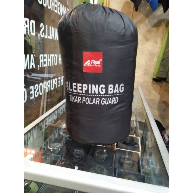 

KANTONG TIDUR / SLEEPING BAG TIKAR + POLAR AREI OUTDOORGEAR BLK - SLEEPING BAG REI