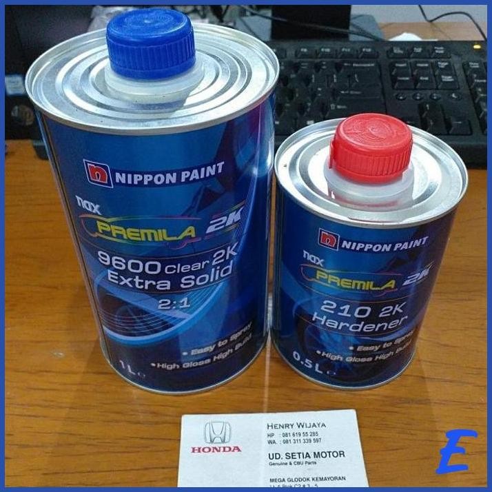 [SMM] PREMILA 9600 TOP COAT CLEAR HARDENER 1,5L SET ORIGINAL NIPPON PAINT