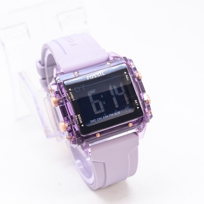 Jam Tangan Wanita Fossil Digital Model Expedition 6817 Ungu
