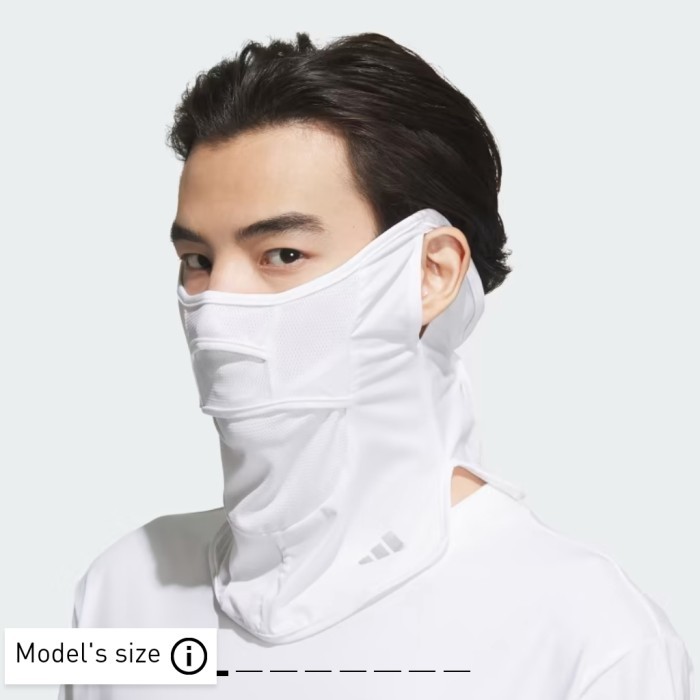 Masker Golf Adidas Face cover golf Adidas White