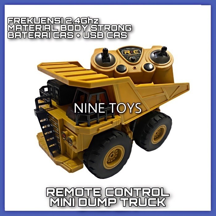 Product Laris Rc Dump Truck Remote Control Truck Contruction Truk Pasir