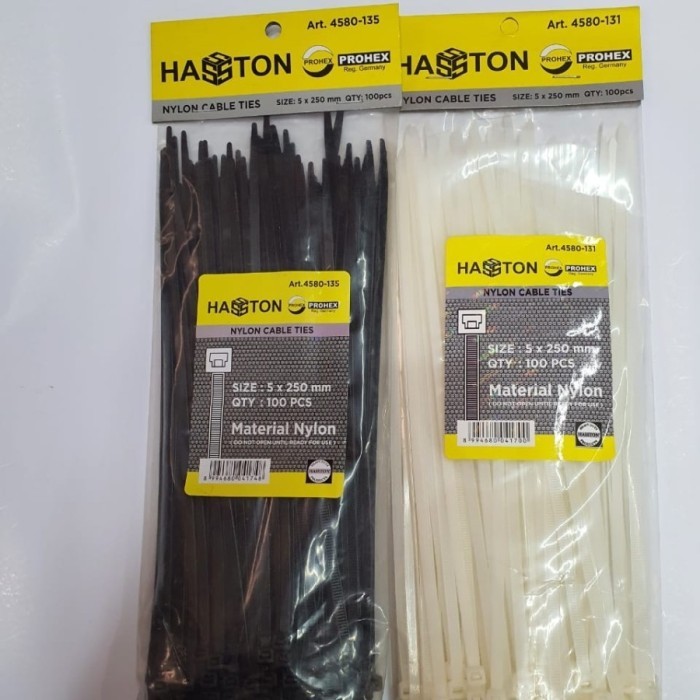 

Cable Ties 25 Cm Putih Hasston Kabel Tis Pengikat Strap 5X250 Mm Putih