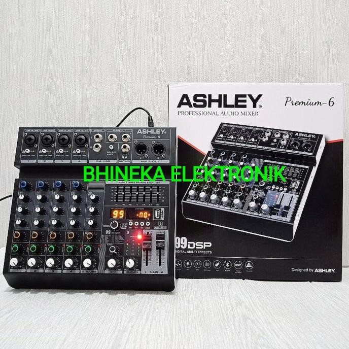 Sale Mixer Audio Ashley Premium 4 Premium 6 Usb 4Channel Usb 6Channel