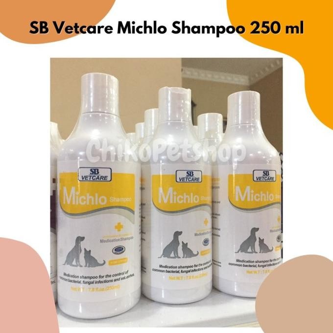 Sale Sb Vetcare Michlo Shampoo 250Ml - Medicated Shampo Anjing Kucing Anti