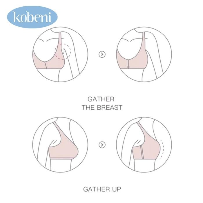 KobeniBra Wanita Bh Perempuan Ada Busa Tanpa Kawat Bralette Lucu Cantik Bra Sutra Es Gaya
