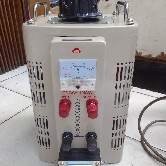 Slide Regulator Ac Voltage Oki 10Kva / 10000 Watt 1Phase