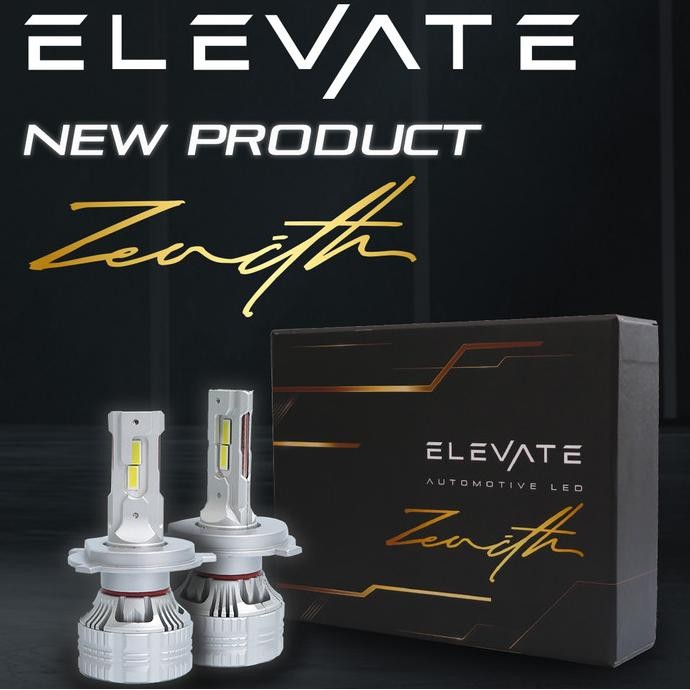 Elevate "ZENITH" LED DHP 65W 6000K LED Headlamp / LED Foglamp Terlaris