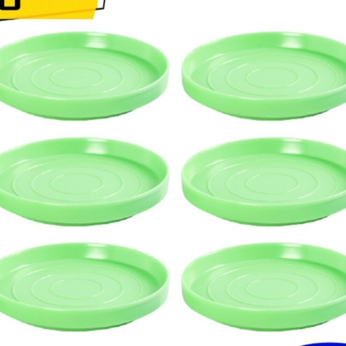 ] Tatakan Gelas Melamin 3.5" Tatakan Gelas Onyx Tatak Gelas Polos 8001