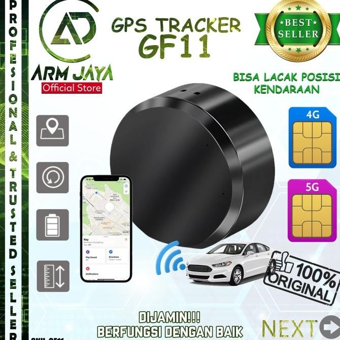 Mini GPS Tracker GF11 Alat Pelacak Lokasi Tracking Location Dan Rekam Sadap Suara Real Time Kendali 