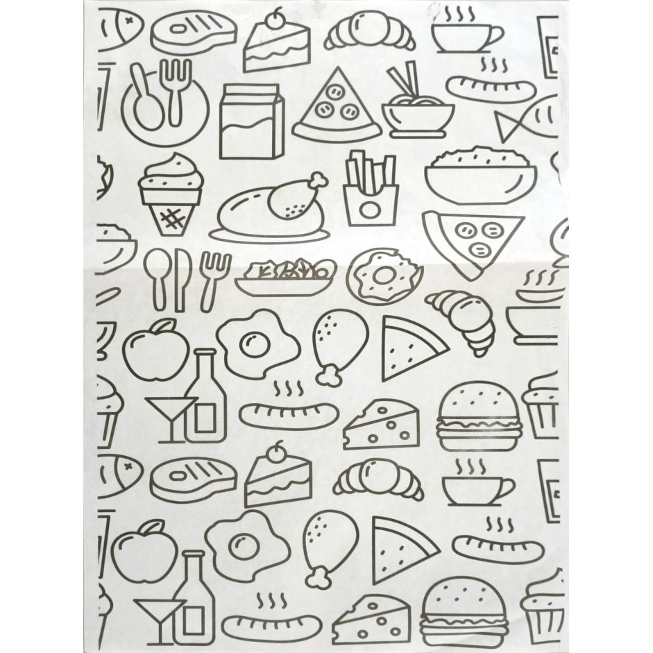 Custom Design Printing Ukuran Khusus Kertas Tissue Roti Wrapping Paper