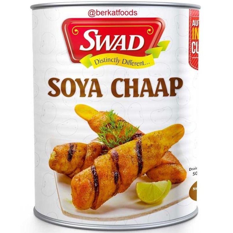 

:::::::] Soya Chaap Swad India / Authentic Indian Soya Bean Chunks / Vegan Protein