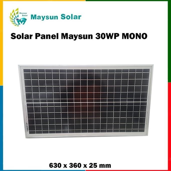 Maysun 30wp Shingled solar panel surya