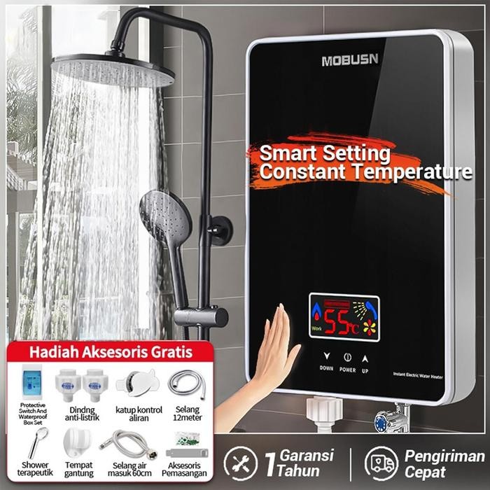 Pemanas Air Listrik Hemat Energi untuk Kamar Mandi Anda / Water heater / pemanas air listrik