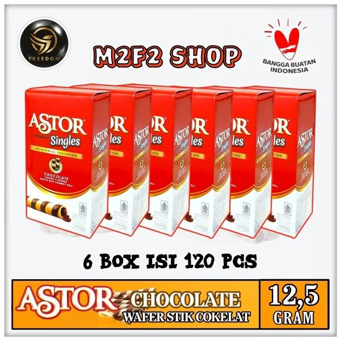 

Best Seller Astor Singles Wonderful Sensation Wafer Stick Cokelat -18 Gr (6 Pack) Stok Terbatas