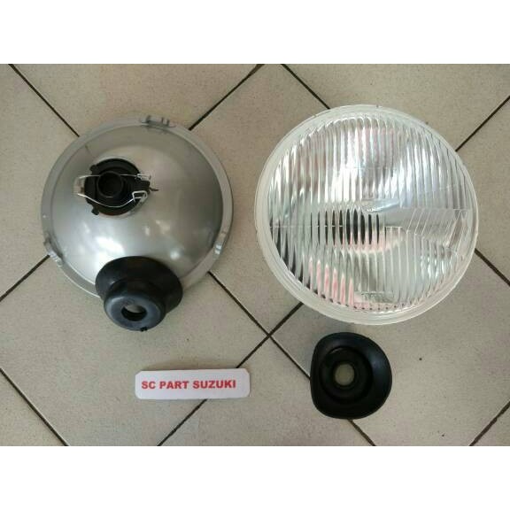 Headlam lampu depan bulat suzuki jimny katana