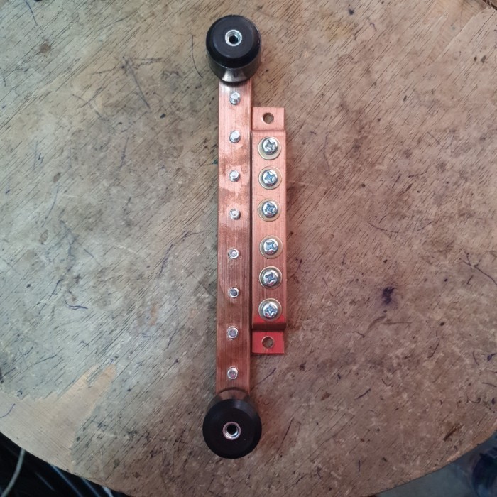 Terminal Nol Arde / Ground Plat Tembaga / Grounding Panel 3Mm X 20Mm