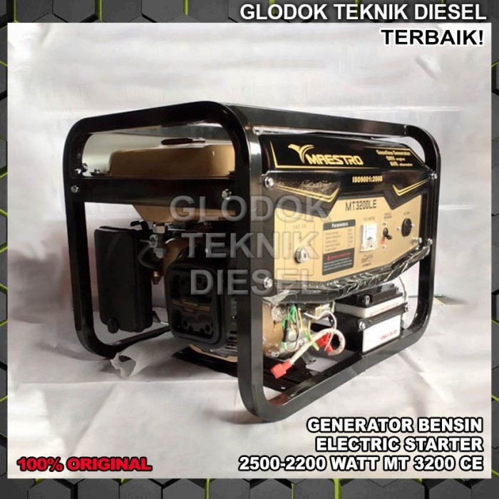 Redy Maestro Genset Generator Bensin 2500 2200 Watt Mt 3200 Ce Mt3200Ce Ori