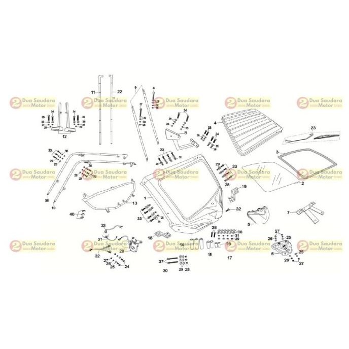 Kanopi Motor Roda 3 Viar Karya Bit 100 Cc Matic / Canopy Karya Bit Most Selling