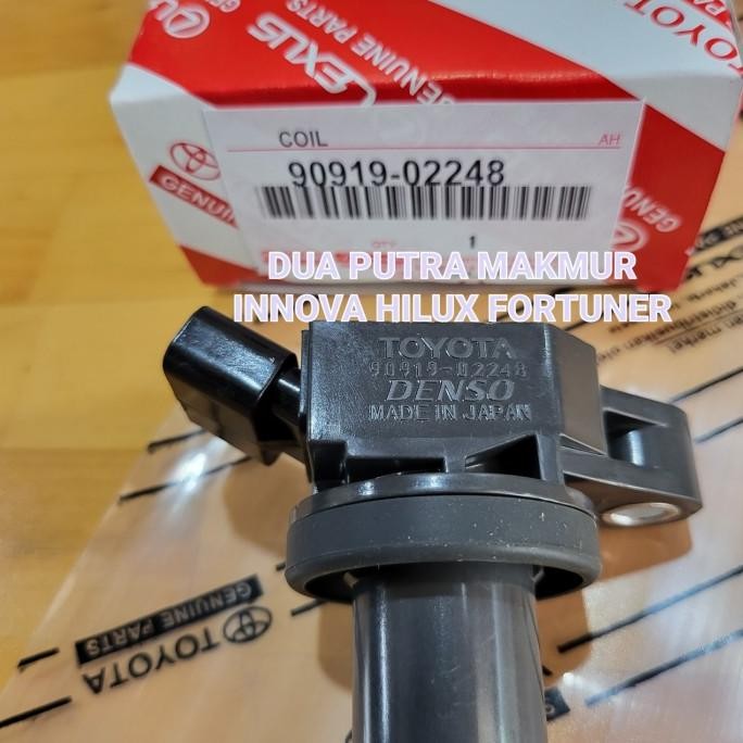 Coil Koil Ignition Coil Innova Hilux Fortuner Bensin 90919-02248 Ori