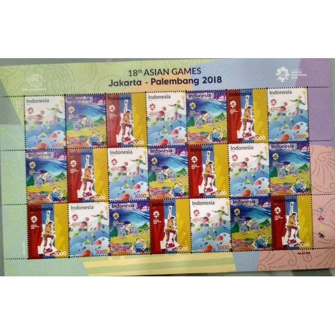 

Full Sheet Perangko Event Asian Games 2018