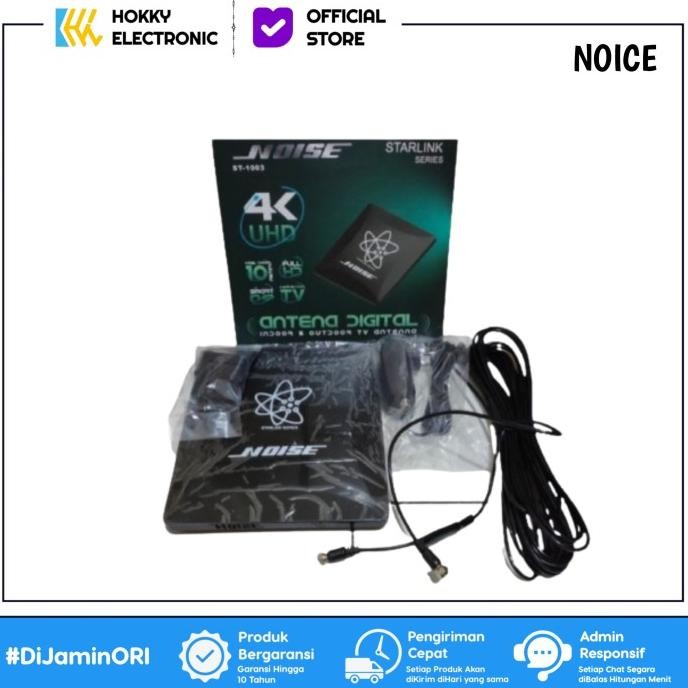 ANTENA DIGITAL TV NOISE ST-1003 4K UHD FULL-HD OUTDOOR INDOOR ST 1003
