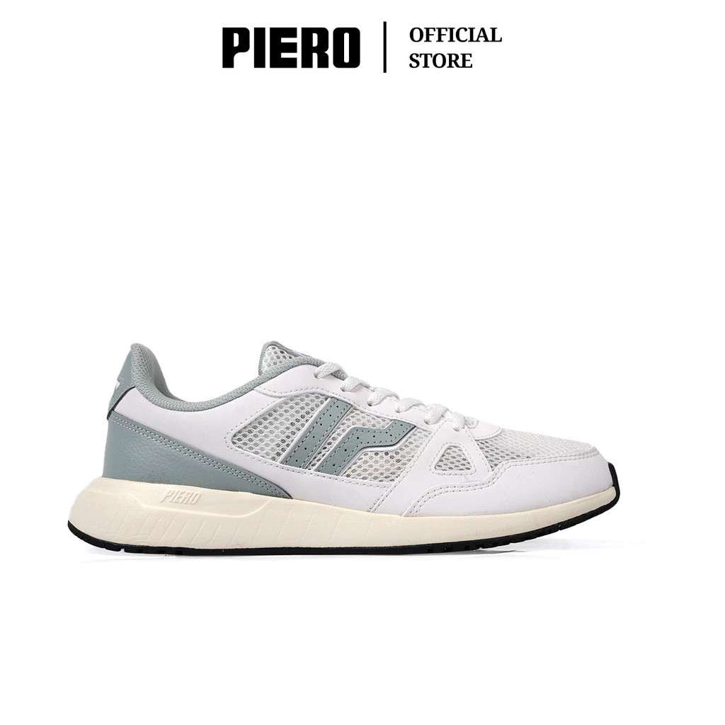 PIERO SEPATU SNEAKERS PRIA RUSHER WHITE PIGEON GREY OFF WHITE PIE1000071