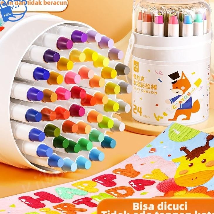 

Ready Towahable Ily Crayon 36 Warna Colorful Buet Rayon Mewarnai Alat Warna Et Ana Wipe And Clean