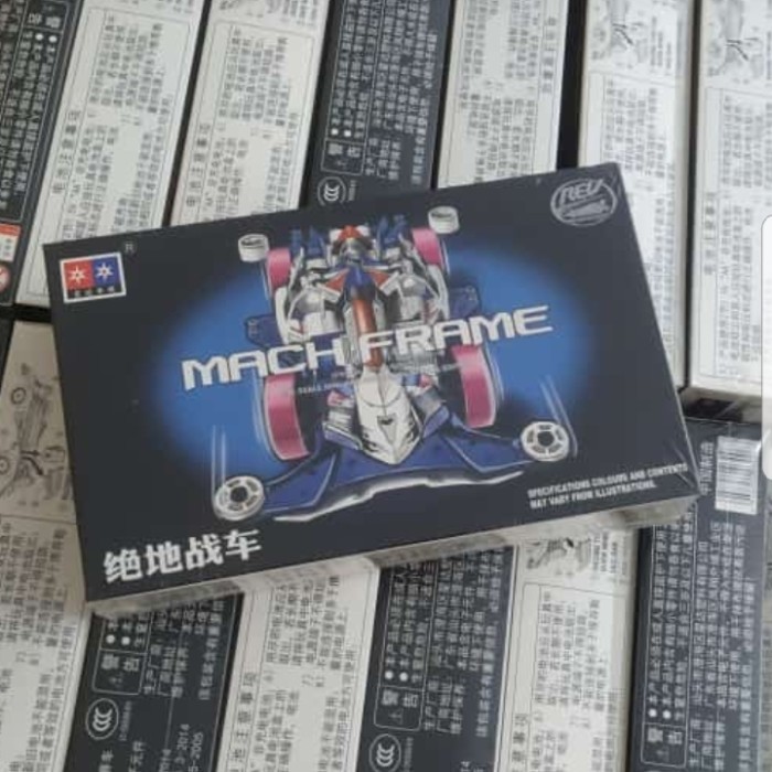 rep tamiya mini4wd mach frame fighting korea edition merek daxing fma